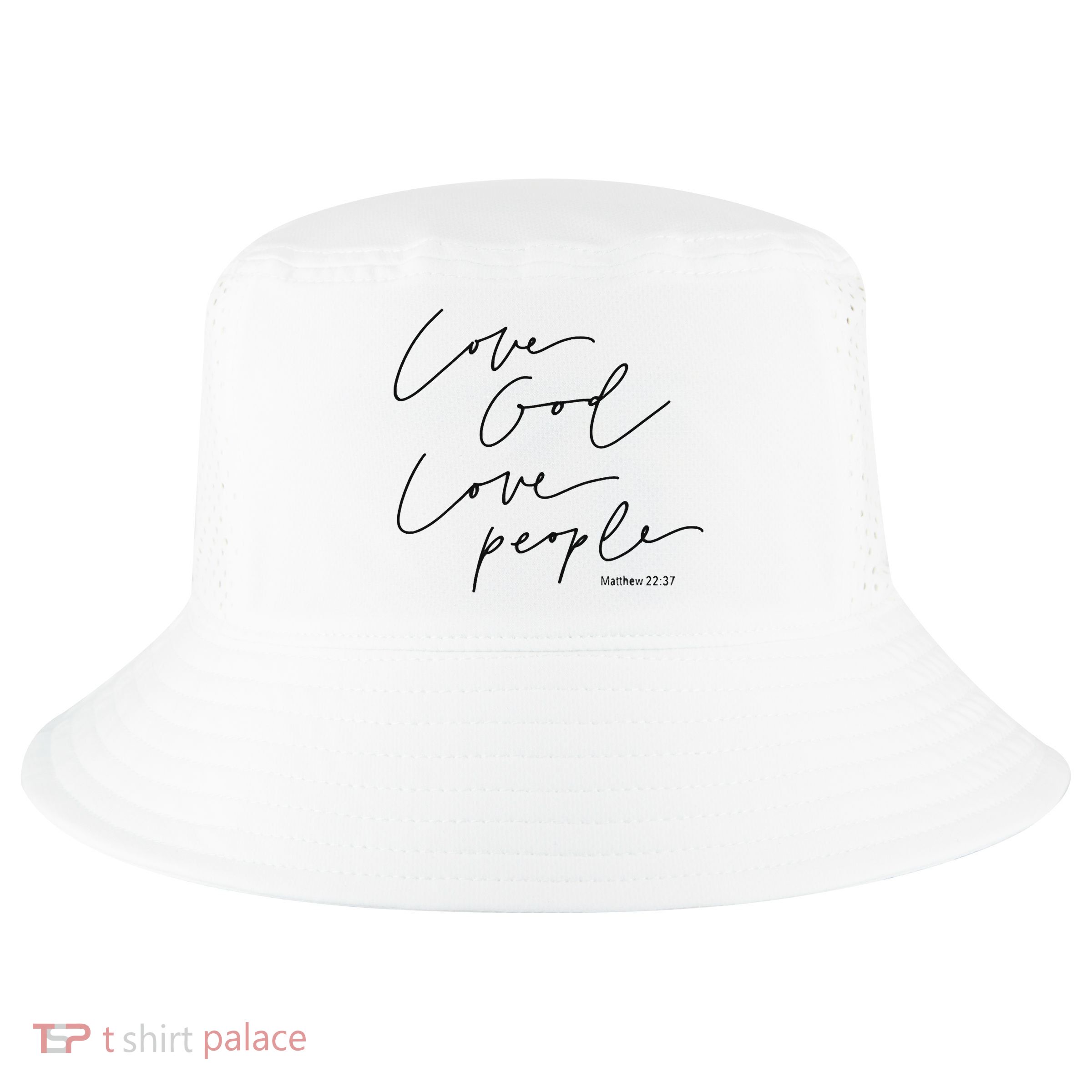 God Christian Quote Easter Day Love People Cool Comfort Performance Bucket Hat
