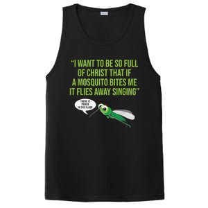 God Christian Quote Jesus Funny Religious Bible Mosquito PosiCharge Competitor Tank