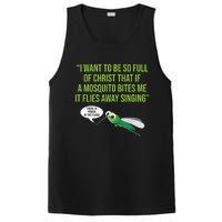 God Christian Quote Jesus Funny Religious Bible Mosquito PosiCharge Competitor Tank