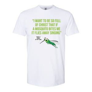 God Christian Quote Jesus Funny Religious Bible Mosquito Softstyle CVC T-Shirt