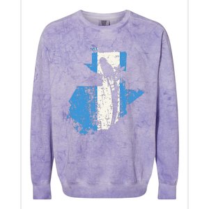 Guatemalan Chapin Quetzal Proud Distressed Modern Colorblast Crewneck Sweatshirt