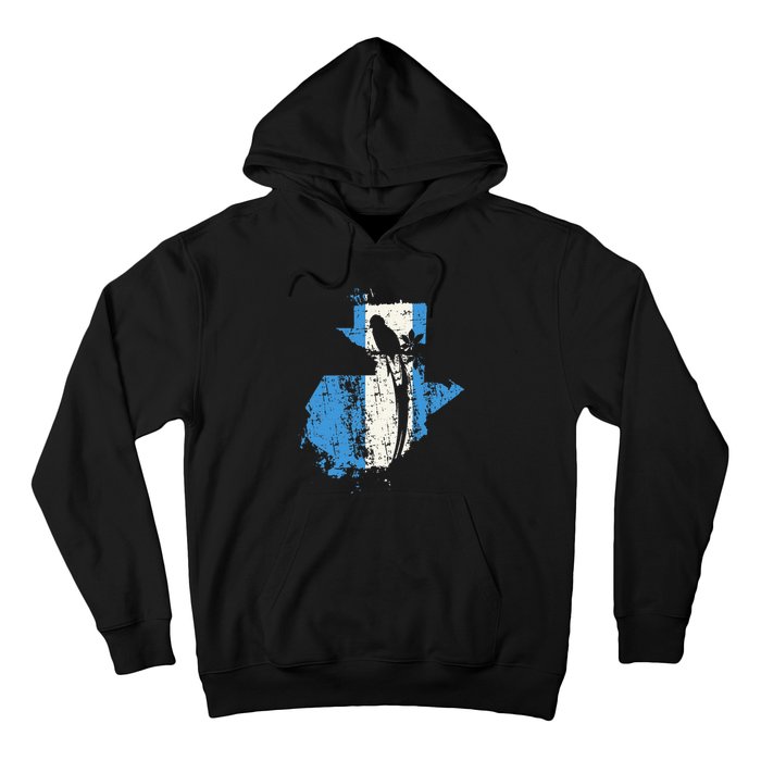 Guatemalan Chapin Quetzal Proud Distressed Modern Hoodie