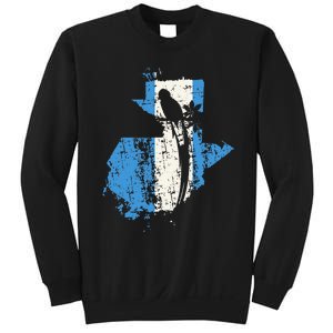 Guatemalan Chapin Quetzal Proud Distressed Modern Sweatshirt