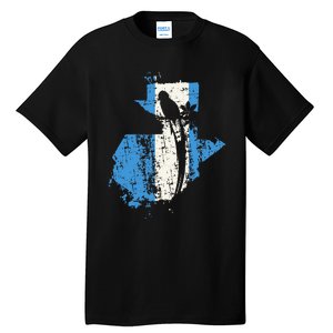 Guatemalan Chapin Quetzal Proud Distressed Modern Tall T-Shirt