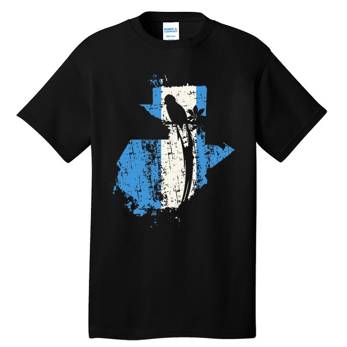 Guatemalan Chapin Quetzal Proud Distressed Modern Tall T-Shirt