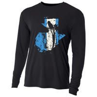 Guatemalan Chapin Quetzal Proud Distressed Modern Cooling Performance Long Sleeve Crew