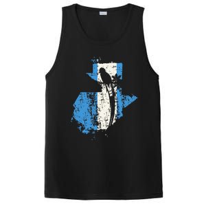 Guatemalan Chapin Quetzal Proud Distressed Modern PosiCharge Competitor Tank