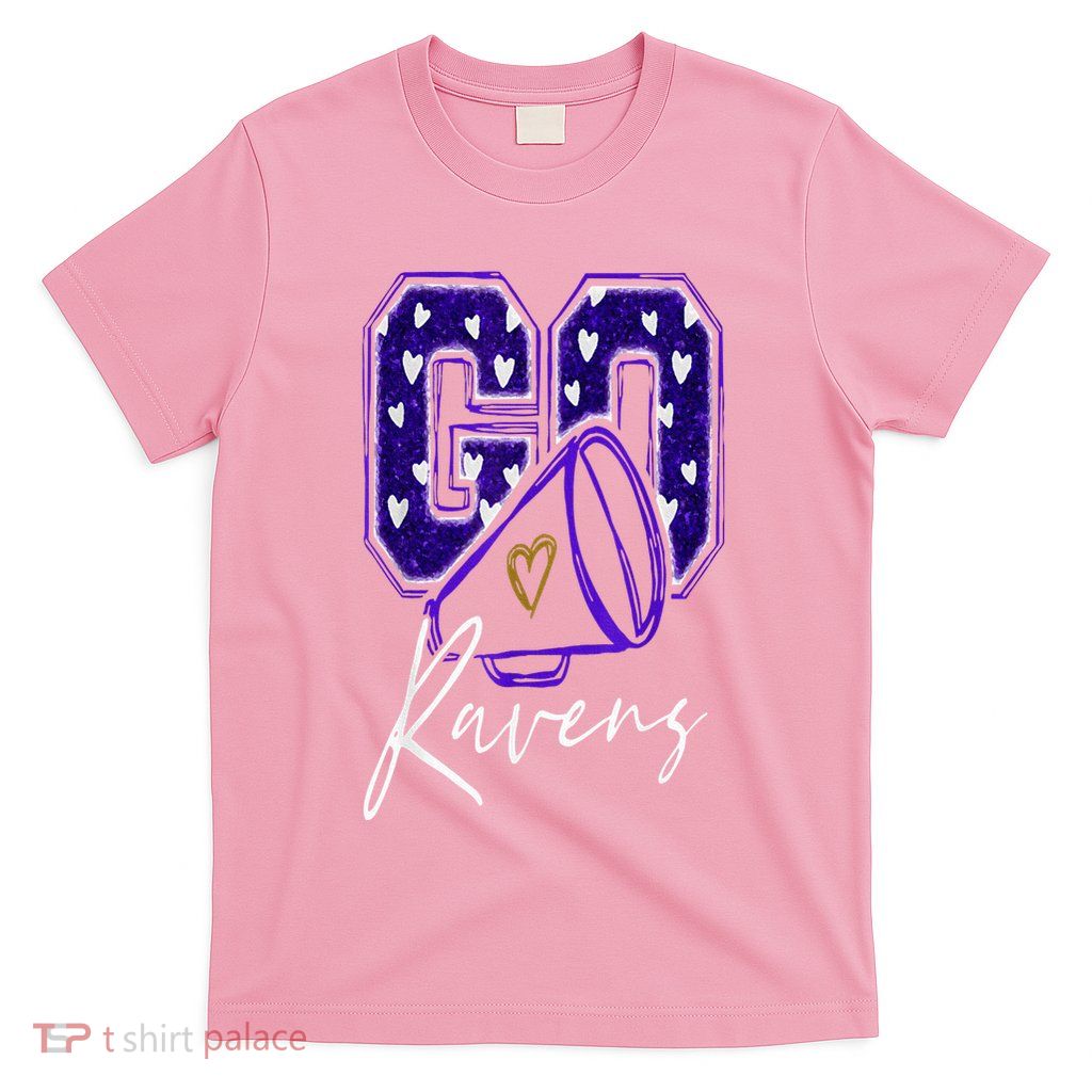 Go Cheer R.A.V.E.N.S Design T-Shirt