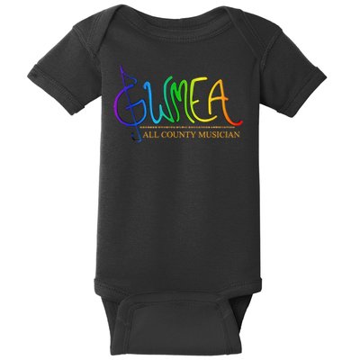 G Clef Rainbow  Baby Bodysuit