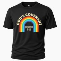 God’s Covenant Rainbow Genesis 9:13 Christian Cooling Performance Crew T-Shirt