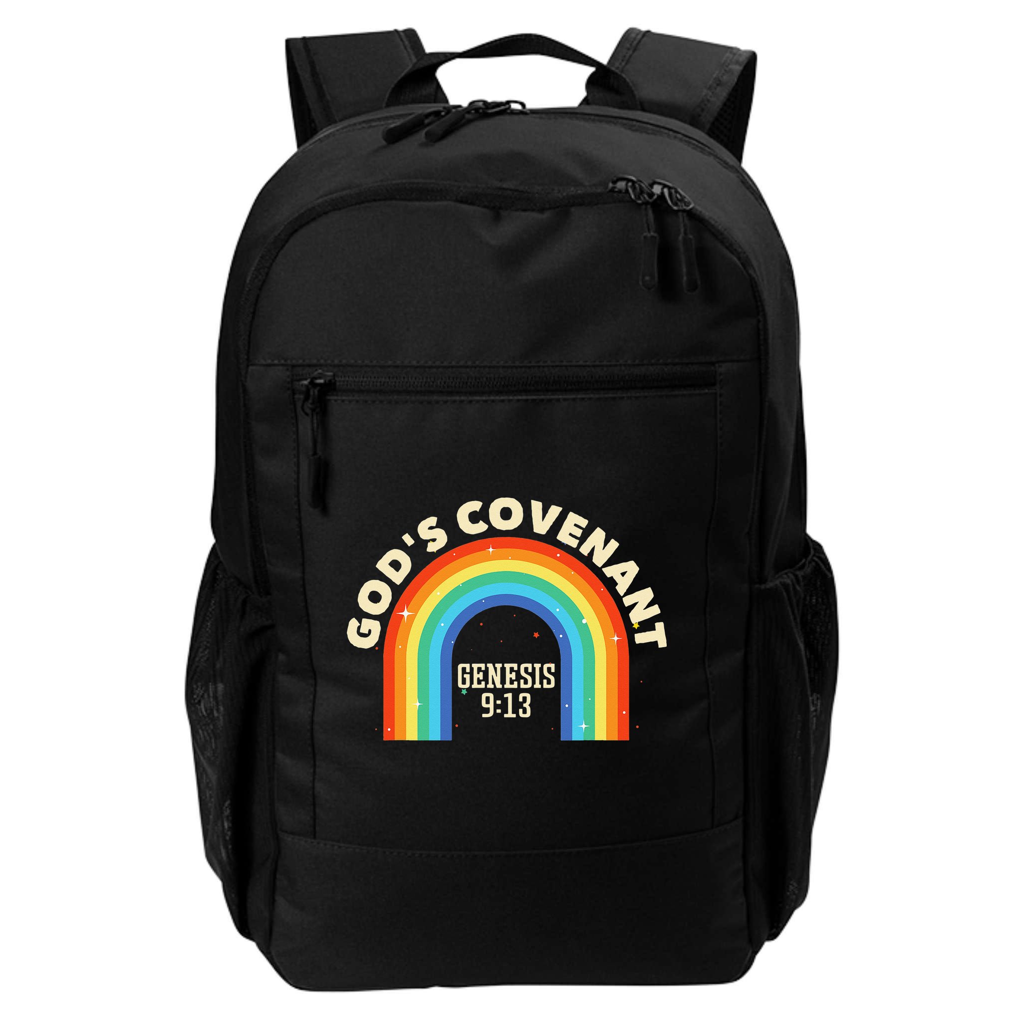 God’s Covenant Rainbow Genesis 9:13 Christian Backpack