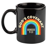 God’s Covenant Rainbow Genesis 9:13 Christian 11oz C Handle Ceramic Mug