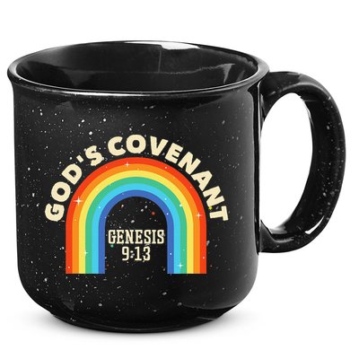 God’s Covenant Rainbow Genesis 9:13 Christian 15oz Campfire Ceramic Mug