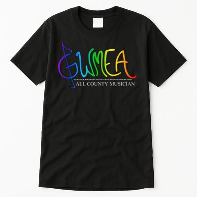 G Clef Rainbow  Tall T-Shirt
