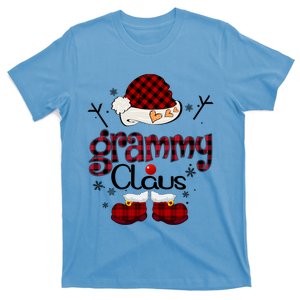 Grammy Claus Red Plaid Grandma Gift T-Shirt