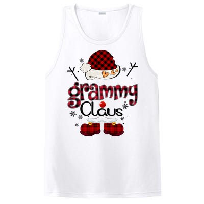 Grammy Claus Red Plaid Grandma Gift PosiCharge Competitor Tank