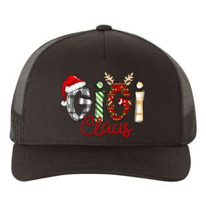 Gigi Claus Reindeer Christmas Idea for Grandma Nana Mimi Yupoong Adult 5-Panel Trucker Hat