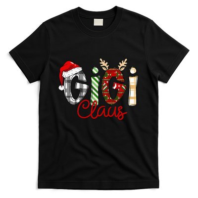 Gigi Claus Reindeer Christmas Idea for Grandma Nana Mimi T-Shirt