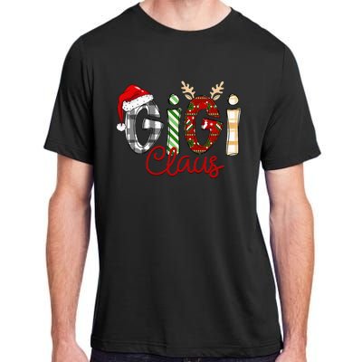 Gigi Claus Reindeer Christmas Idea for Grandma Nana Mimi Adult ChromaSoft Performance T-Shirt