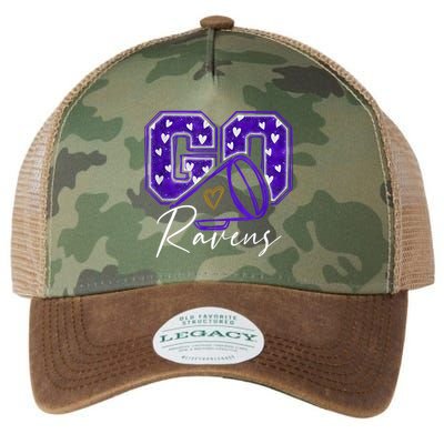 Go Cheer Ravens Sprots Fan Team Legacy Tie Dye Trucker Hat