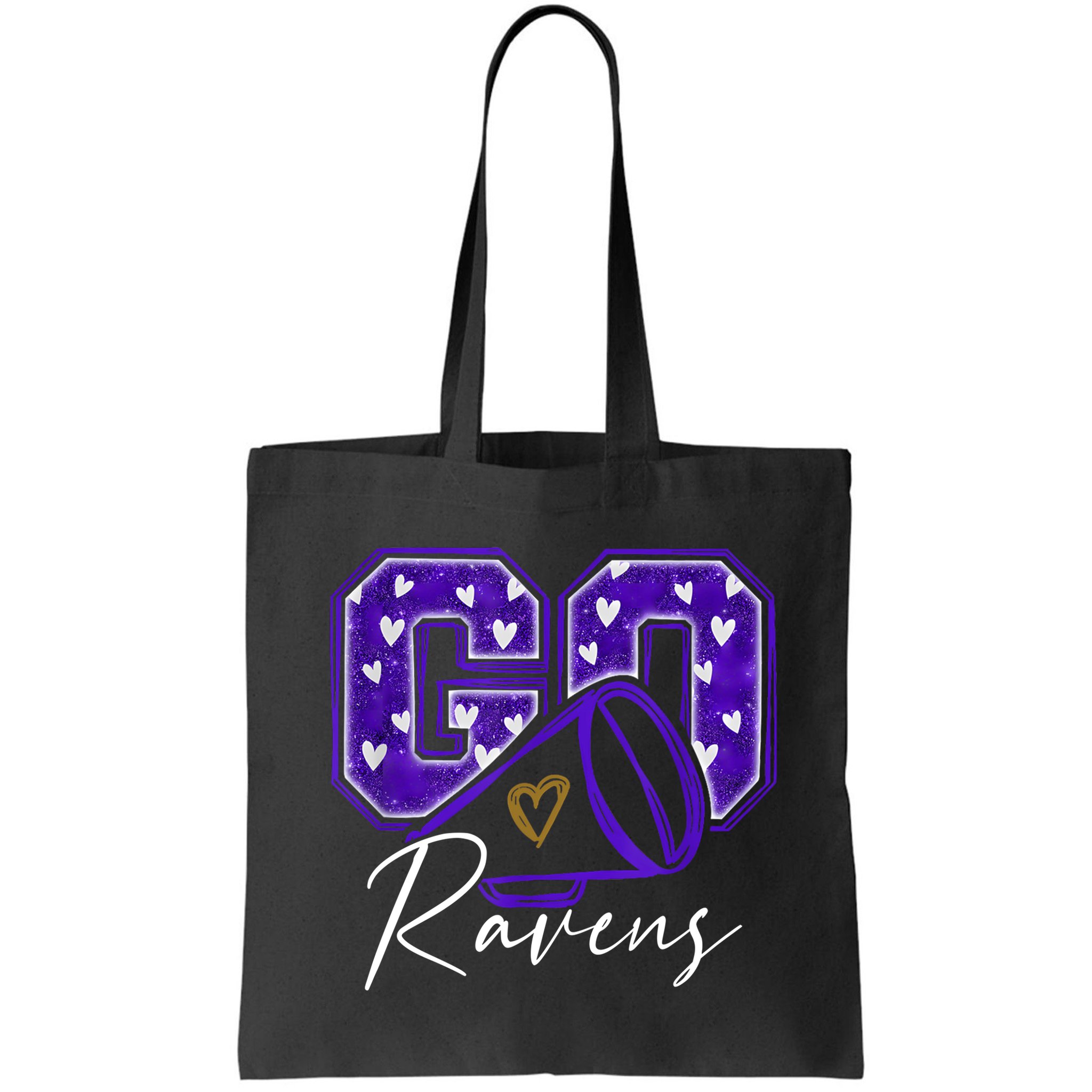 Go Cheer Ravens Sprots Fan Team Bag