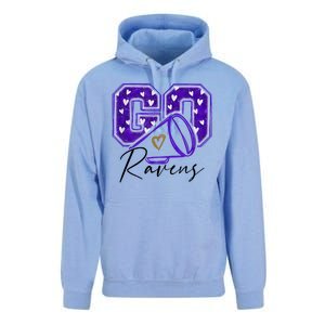 Go Cheer Ravens Sprots Fan Team Unisex Surf Hoodie