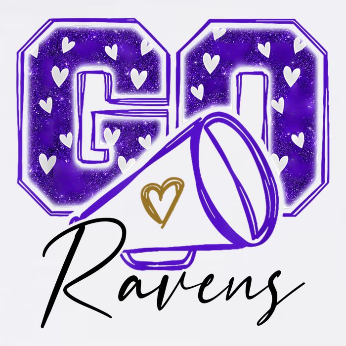 Go Cheer Ravens Sprots Fan Team Performance Shirt
