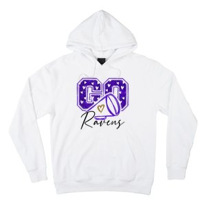 Go Cheer Ravens Sprots Fan Team Hoodie