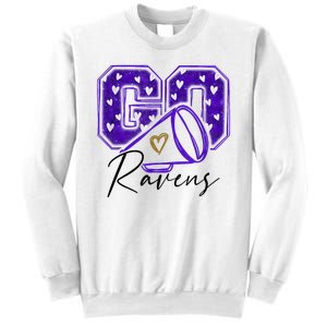 Go Cheer Ravens Sprots Fan Team Sweatshirt