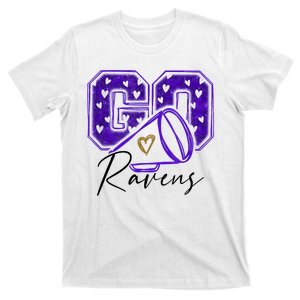 Go Cheer Ravens Sprots Fan Team T-Shirt