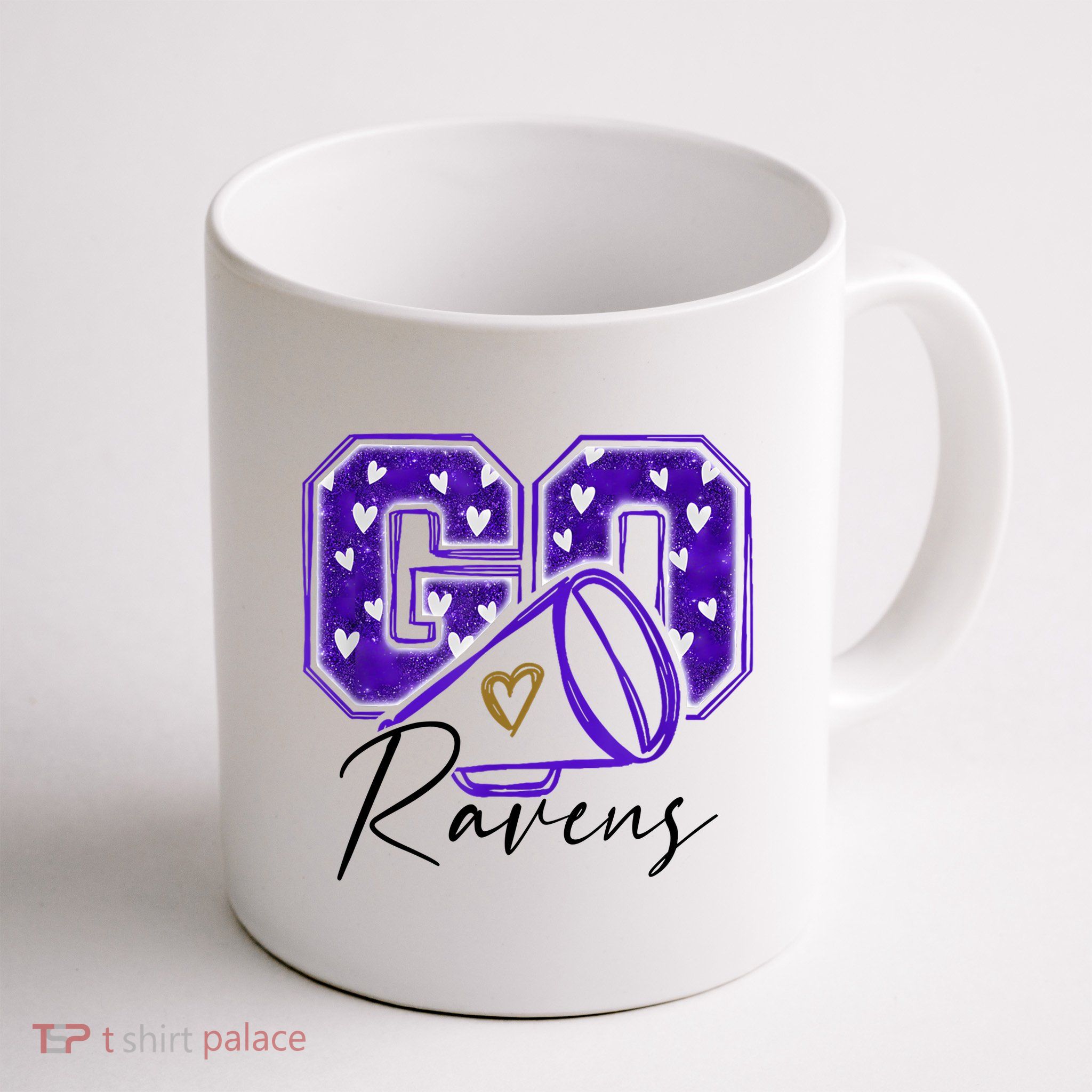 Go Cheer Ravens Sprots Fan Team Mug