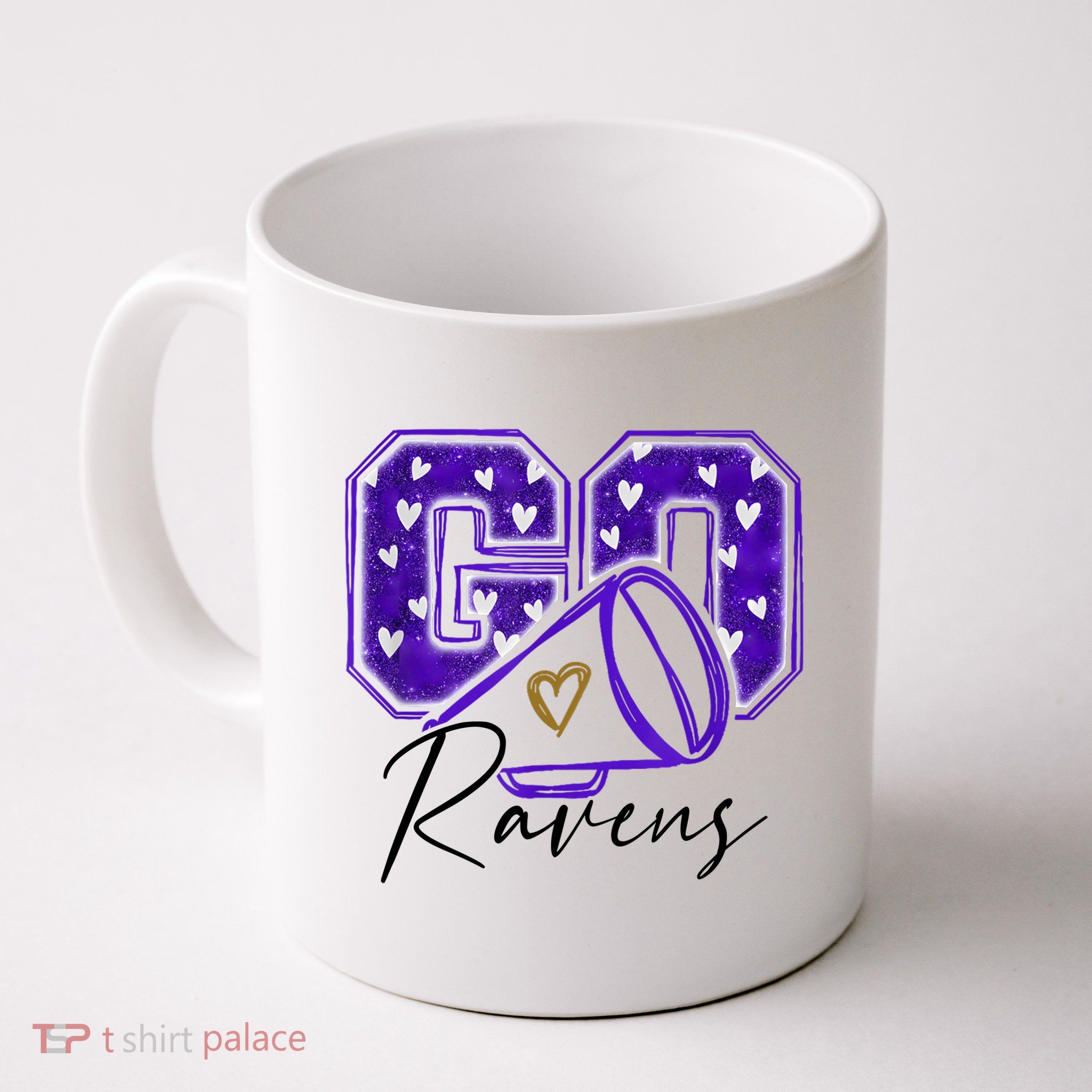 Go Cheer Ravens Sprots Fan Team Mug