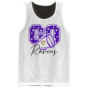 Go Cheer Ravens Sprots Fan Team Mesh Reversible Basketball Jersey Tank