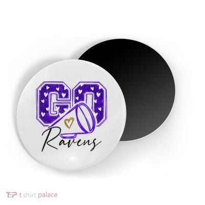 Go Cheer Ravens Sprots Fan Team Magnet