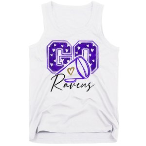 Go Cheer Ravens Sprots Fan Team Tank Top