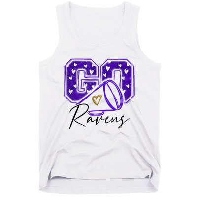 Go Cheer Ravens Sprots Fan Team Tank Top