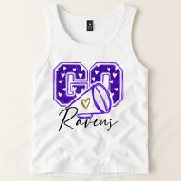 Go Cheer Ravens Sprots Fan Team Tank Top