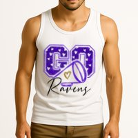 Go Cheer Ravens Sprots Fan Team Tank Top
