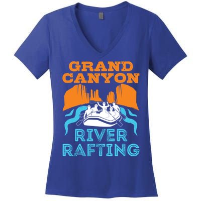 Grand Canyon River Rafting National Park Colorado River Gift Women's V-Neck T-Shirt