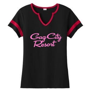 Gag City Resort Ladies Halftime Notch Neck Tee