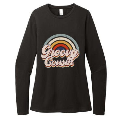 Gnoovy Cousin Retro Birthday Family 1st Birthday Gifts Womens CVC Long Sleeve Shirt