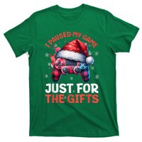 Gamer Christmas Red Hat Plaid Buffalo Gaming Xmas Video Games Christmas Pj T-Shirt