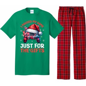 Gamer Christmas Red Hat Plaid Buffalo Gaming Xmas Video Games Christmas Pj Pajama Set