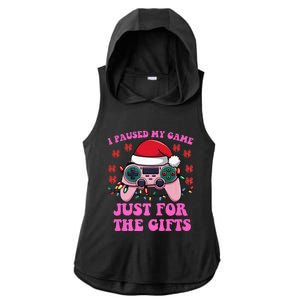 Gamer Christmas Red Hat Gaming Xmas Video Games B.O.Y.S Christmas Pj Ladies PosiCharge Tri-Blend Wicking Draft Hoodie Tank