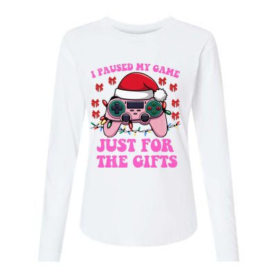 Gamer Christmas Red Hat Gaming Xmas Video Games B.O.Y.S Christmas Pj Womens Cotton Relaxed Long Sleeve T-Shirt