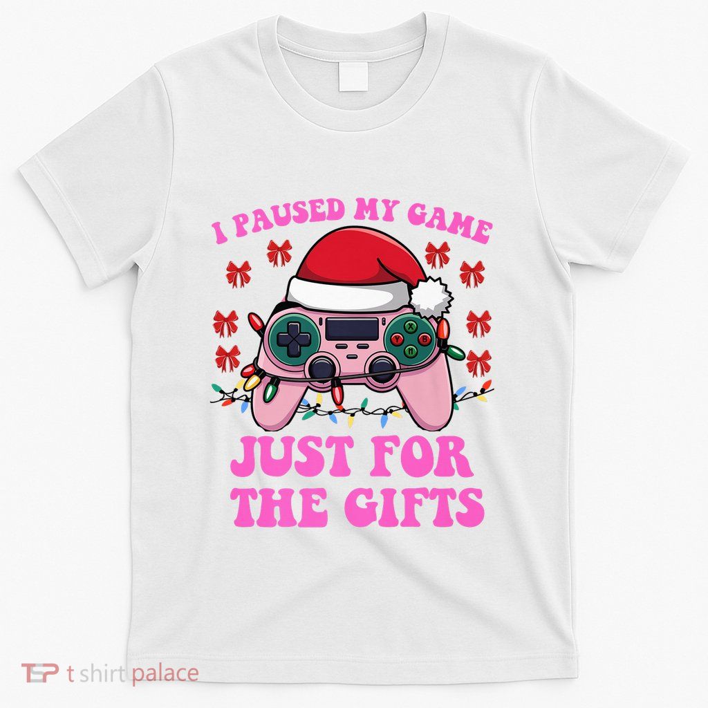 Gamer Christmas Red Hat Gaming Xmas Video Games B.O.Y.S Christmas Pj T-Shirt