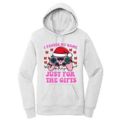 Gamer Christmas Red Hat Gaming Xmas Video Games B.O.Y.S Christmas Pj Women's Pullover Hoodie