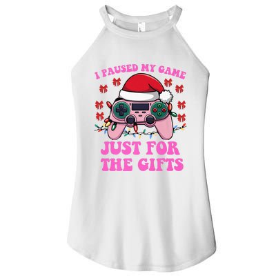 Gamer Christmas Red Hat Gaming Xmas Video Games B.O.Y.S Christmas Pj Women's Perfect Tri Rocker Tank