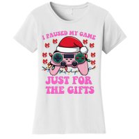 Gamer Christmas Red Hat Gaming Xmas Video Games B.O.Y.S Christmas Pj Women's T-Shirt