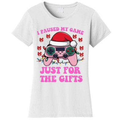 Gamer Christmas Red Hat Gaming Xmas Video Games B.O.Y.S Christmas Pj Women's T-Shirt